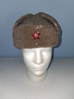 Original Ww2  Soviet Russian Red Army Ushanka      Vintage      Circa 1940 - 1945