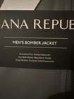 Banana Republic Men   s Bomber Jacket Size M  Color Gray Insulated Water Repellent