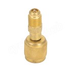 Hvac R32 Reverse Thread Adapter For A2l R454b r32 Tanks 1 4   Female  1 4   Male