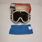 Scott Usa Snow Goggles  0489 Silver Frame Amber Lens No-fog W original Box Cloth
