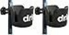 Drive Medical Universal Clamp-on Cup Holder For Walker  3 X 3 Inch  Black 6 Pack