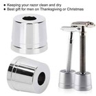 Stainless Steel Base Stand For Inkwell Rockwell Safety Razors Generic unbranded