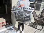 Vintage Original Florsheim Shoe Store Dealer Sign Shield Sign