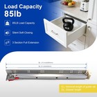 Heavy Duty Drawer Slides Undermount 21  6 Pairs Soft Close