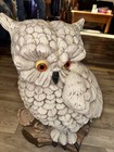 Vtg 1970s Very Large 24    Ceramic Owl Decor Dated 1978 Perfect Condition  Rare