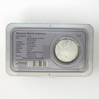         1993 1oz Mexican Silver Libertad Littleton Showpack    gordita    1 Onza Plata