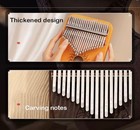 Hluru Kalimba 17 21 Keys Thumb Piano Mbira Finger Piano Beginner Gift
