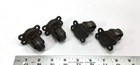 Vintage 1  Cast Iron Swivel Furniture Wheels - Antique Piano  Industrial Cabinet