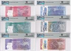 Jamaica Set 5  50 100-5000 Dollars 2022 P96- 101 Superb Gem Unc Pmg 66 67 68 Epq