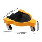 Rolling Knee Pads With 3 Wheels  Flexible Sliding Knee Pads W adjustable Straps