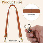 2 Pcs Leather Purse Strap  Adjustable Bag Strap Replacement Strap For Handbags S