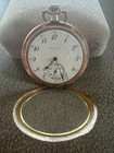Vintage 1915 Elgin 12s Pocket Watch Grade 384 17j Double Roller Fahys Permanent 