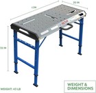 Nova Welding And Tool Table With Folding Legs