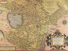 Antique Map Print Auctore Egnatio Dante Pervsini Abraham Ortelius