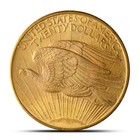 Pre-33  20 Saint-gaudens Gold Double Eagle Coin No Motto  bu 