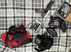 Paint Ball Lot One Marker One Tank 2 Electric Hoppers 3 Normal Hoppers 