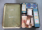 Vintage Johnson And Johnson Art Deco 1930s  Car Travel  Auto First Aid Kit Full