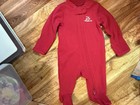 Baby Unisex Christmas 4-piece Layette Set Footed Zip One-piece Bodysuit Hat