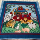 New Handmade Noah   s Ark Throw Pillow Cover 16   x16    Nursery Decor