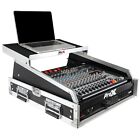Prox T-2mrss13ult 13u Top Mixer dj 2u Rack Combo Flight Case W laptop Shelf