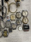 Mixed Lot Of Assorted Watches For Parts Or Repair  timex-17 Jewel-fossil   More 