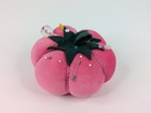 Dritz Large Pink Velvet Tomato Pin Cushion 5  X 2 5 8 