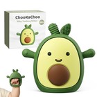 Baby Avocado Teething Mitten - Food Grade Silicone Teether For Newborns 3m 