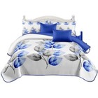 Deluxe Soft Microfiber Deep Pocket 6 Piece Festive King Queen Bed Sheet Set