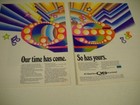 Qs 4-channel Stereo Qs - Are You Listening  Original 2-pc  1974 Promo Poster Ad 