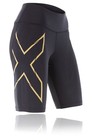 2xu Elite Mcs Compression Tights  Womens Large New With Tag Authentic Black-gold