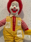 Vintage Ronald Mcdonald Doll 1997 - Hard Vinyl plastic Face Plush 16 Inch