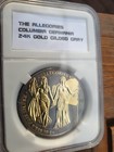 Allegories Columbia Germania 24k Gold Gilded Gray 1oz Silver 2019