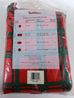 Vtg Table Cloth 52 x70  Christmas Holiday Flannel Back Tablecloth Grandma Core