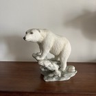 Boehm Polar Bear Porcelain Sculpture 200-87 Figurine England 1992 Handpainted