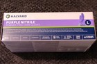 Halyard Purple Nitrile Powder-free Medical Exam Gloves Large 100ct Box 55083
