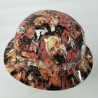 New Full Brim Hard Hat Custom Hydro Dipped Horror Movies Micheal Myers  osha 