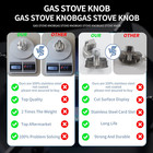 Strongest Version Wb03x24818 Ge Gas Stove Knob 5 100  Stainless Steel  oem  Repl