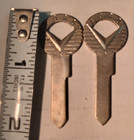 2 Rare  Vintage Ford Keys Blank  Made In Usa