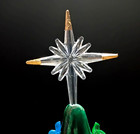 Lg Gold Tip Conjunction Star Topper For Ceramic Christmas Tree Lights Bulb  new 