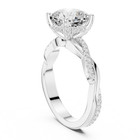 2 33 Ct Igi Certified  Lab Grown Diamond Proposal Ring 14k White Gold  E-f vs1