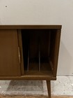 Lu Van Mid-century Modern 1960s Cabinet W  Sliding Doors   Shelves 