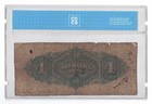 1872  4 Dollars The Mechanics Bank Montreal Banknote Cccs Graded Vg-8