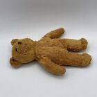 Avon Teddy Bear Plush Brown Baby Lovey Beanie Chenille Vtg Stuffed Animal 7inch