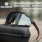 Rockbros Cycling Polarized Sunglasses Photosensor Electronic Color Changing