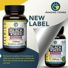 100  Pure Cold-pressed Black Cumin Seed Oil 1250mg 60 Softgels Capsules Non Gmo