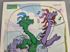 Playskool Dragon Tales Zak   Weezy Wooden Tray Puzzle 1999 Vintage