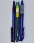 Pharmaceutical Drug Rep Promo Vintage Pens  2 Different Pens  1 Highlighter