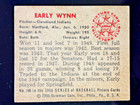 Vintage 1950 Bowman  148 Early Wynn Cleveland Indians No Creases Vg