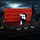 6ft Halloween Outdoor Giant Vampire Coffin Led Blow-up Yard Garden Lawn Party