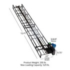 Titan Attachments Chain Drive 15ft Square Hay Bale Elevator Base Unit